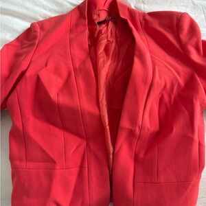 Elegant Hugo Boss Red Women's Blazer